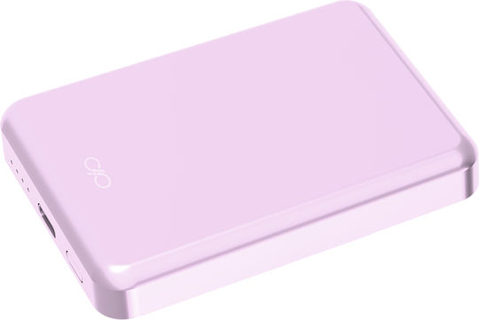 Force Power MagSafe Power Bank 5000mAh 15W mit USB-C Anschluss Rosa