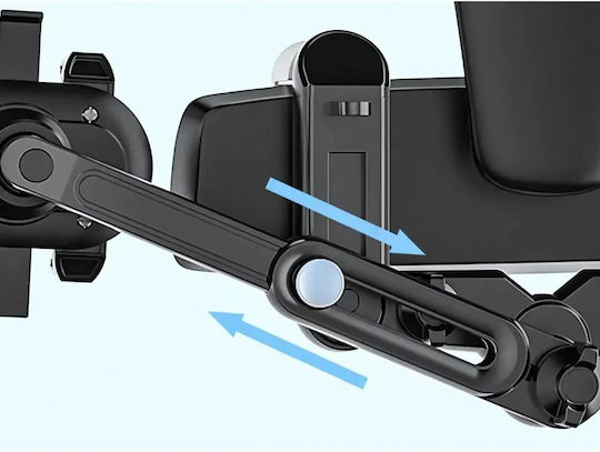 Car Mobile Mount with Adjustable Hooks Black