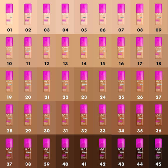 NYX Professional Makeup Make'Em Wonder Liquid Foundation 12 Natural 30ml