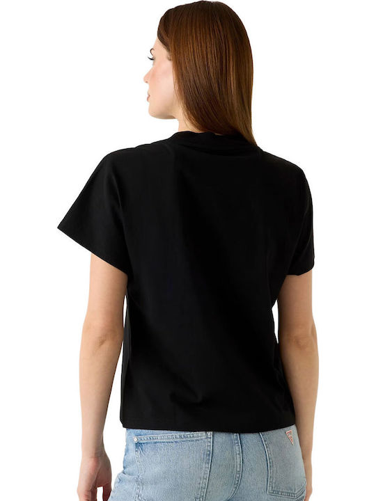Guess T-Shirt Μαύρη