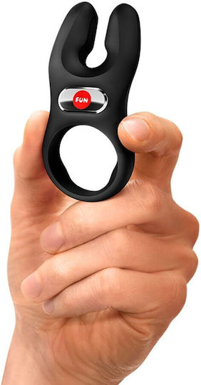 Fun Factory Vibration Ring Schwanz Silikon Schwarz