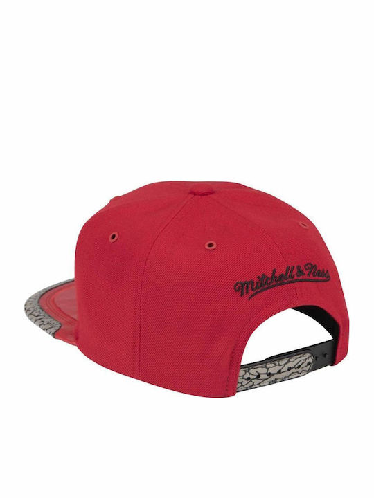 Mitchell & Ness Day 3 Snapback Nba Chicago Bulls Red Cap 6hssmm19505-cbuscwh