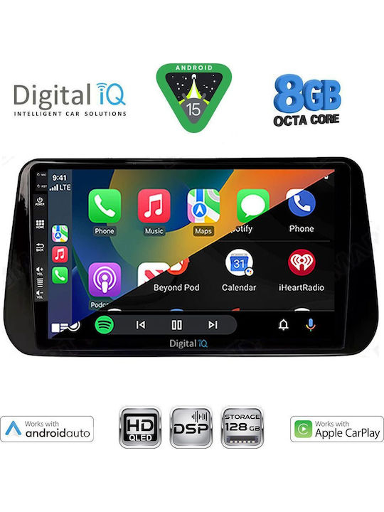 Digital IQ Car Audio System for Hyundai iX45 / Santa Fe 2018-2023 (Bluetooth/USB/WiFi/GPS) with Touch Screen 10"