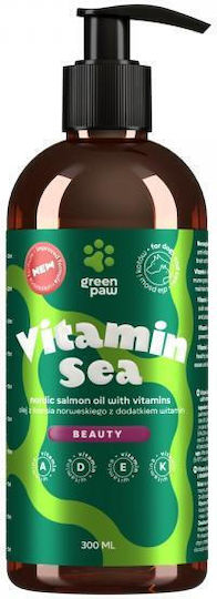 Green Paw Λάδι Σολομού Σκύλου 300ml για Ενίσχυση Οργανισμού