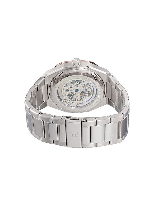 Pierre Cardin Herrenuhr 42mm Batterie mit Silber Metallarmband