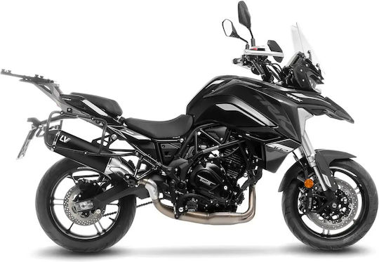 Leovince Крайна Тръба На Изпускателната Система Lv-14 Black Edition Три-Овална Конусна 15624b