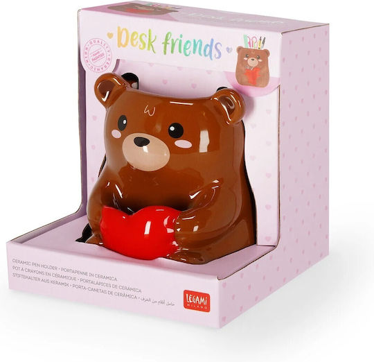 Legami Suport Pentru Creioane Ceramic Desk Friends Teddy Bear