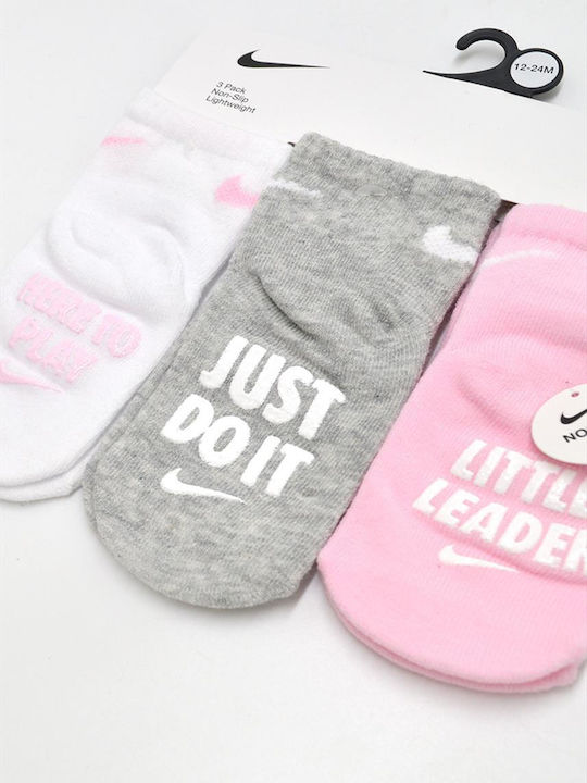 Nike Kids' Socks Pink 3 Pairs