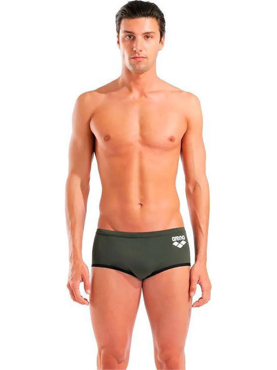One Low Waist Short Men's Swimwear Shorts Dark Sage/black