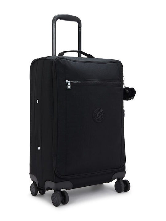 Kipling Medium Travel Suitcase Black Noir with 4 Wheels Height 60cm