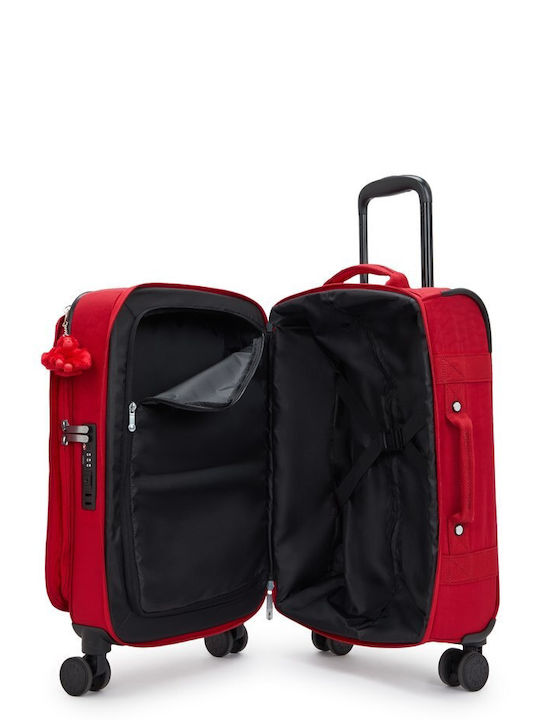 Kipling Βαλίτσα Ταξιδίου Καμπίνας Ruby Red με 4 Ρόδες Ύψους 55εκ.