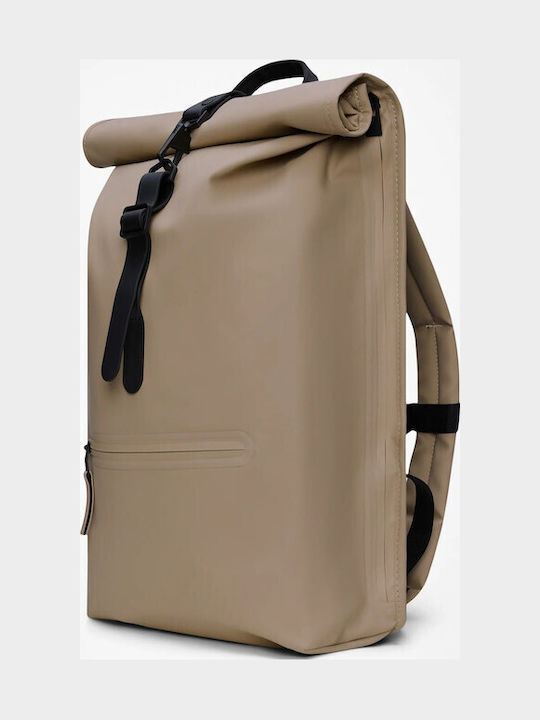 Rains Rolltop Rucksack Beige