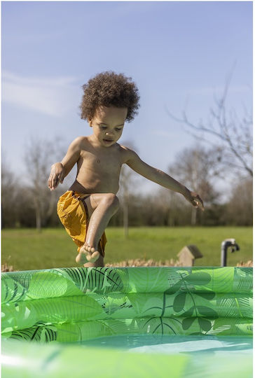 ikonka Piscină Gonflabilă Rotundă Pentru Copii Verde