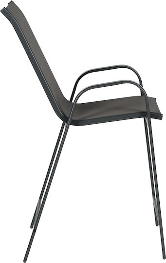 Hocker für Bar Für den Außenbereich Charcoal 1Stück 55x70x114cm