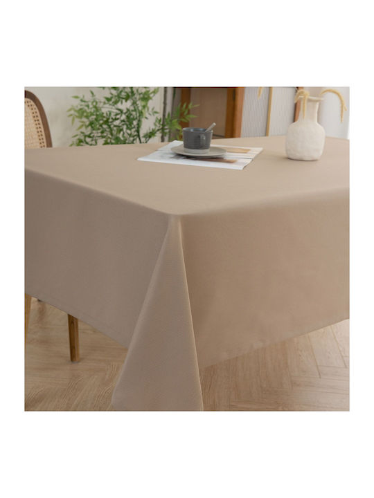 Beauty Home Τραπεζομάντηλο Supreme Art 8491 Μπεζ 150x150εκ.