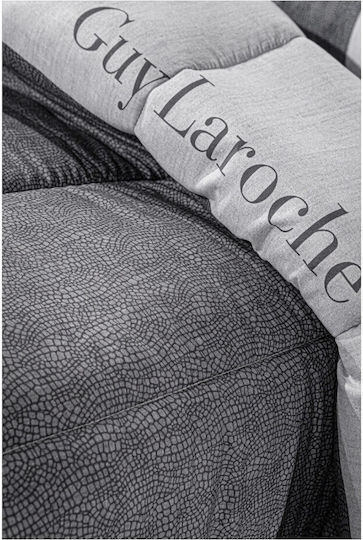 Guy Laroche Quilt Double Bed 220x240cm Safari Anthracite 530 GSM