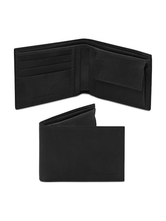 Leather Men's Wallet Classic Black