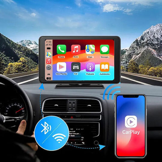 Digital IQ Οθόνη 7" για Ταμπλό Αυτοκινήτου με Apple-CarPlay