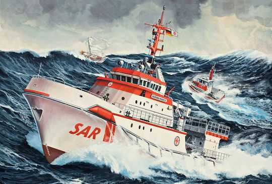 Revell Rescue Ship Herman Maruad Modeling Figure Ship 78 Pieces in Scale 1:200 581.2x581.2cm.
