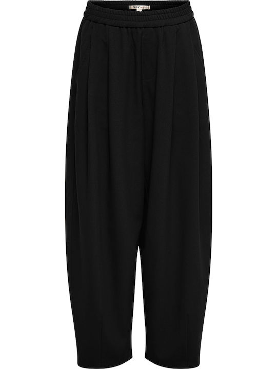 Women's Fabric Trousers Black