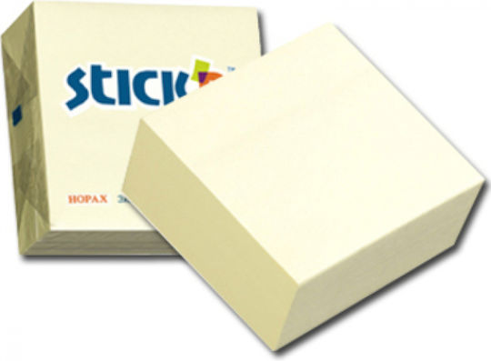 Stick'N Haftnotizen im Würfel 400 Blätter Gelb 7.6x7.6Stück