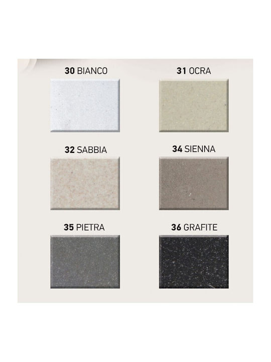 Sanitec Drop-In Chiuvetă din Granit Sintetic L50xW40cm Maro