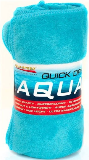 Aquaspeed Πετσέτα Microfiber Προσώπου 250gr/m² Μπλε 100x50εκ.
