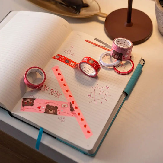 Legami Adhesive Tape Set 5 Pieces Teddy Bear
