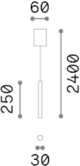 Ideal Lux LED Κρεμαστό Φωτιστικό Ideal Lux LED Κρεμαστό Φωτιστικό