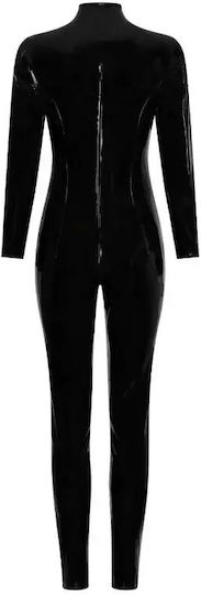 Guilty Pleasure Total Eclipse Catsuit Datex Цял костюм Черен