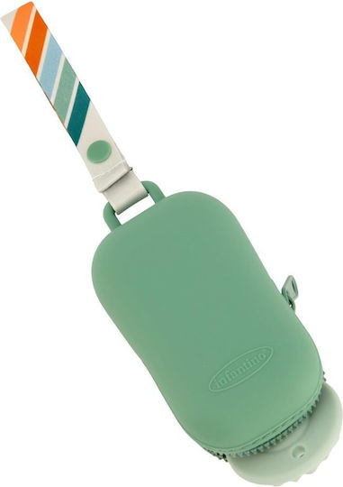 Infantino Silicone Pacifier Case Green