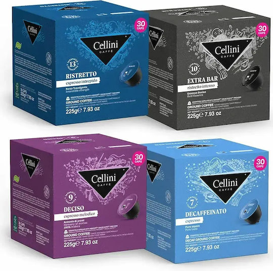 Cellini Capsule Espresso Compatibile cu Mașina Dolce Gusto 120capace