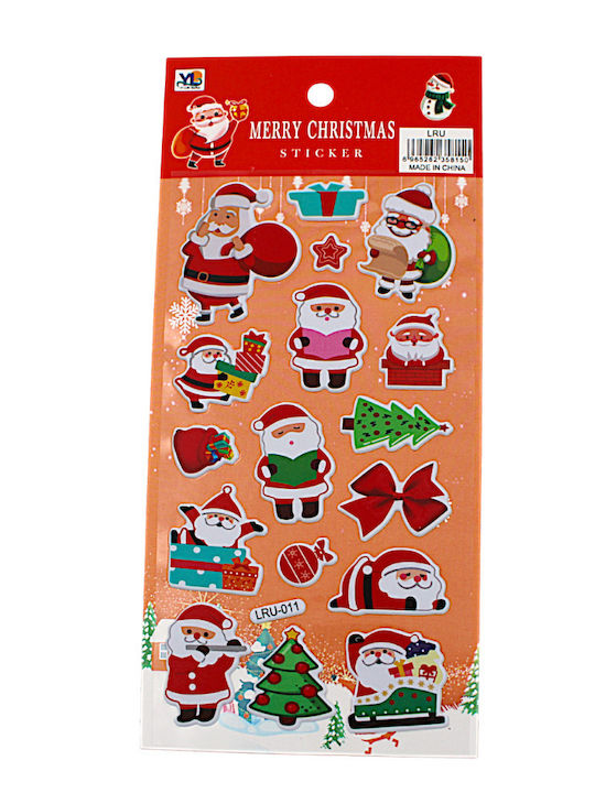 Weihnachtsaufkleber Dekorative 17Stücke 1epx3229