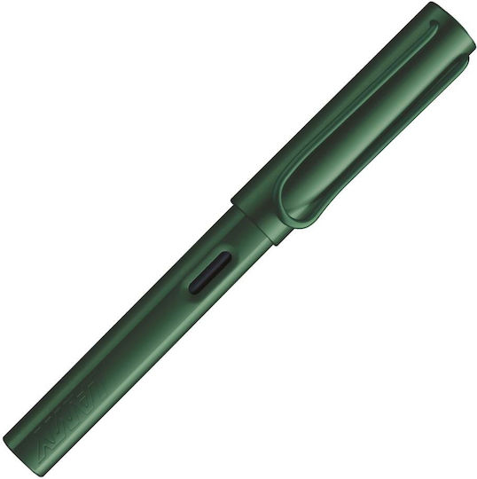 Lamy Stilou Extra Fine Verde Din Aluminiu Cu Cerneală Roșie