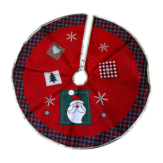 Weihnachtsbaumrock Rot Ψάθινη Φ59εκ.