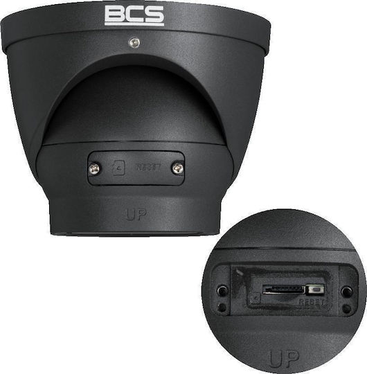 BCS BCS-L-EIP55VSR4-AI1-G IP Κάμερα Παρακολούθησης Full HD+ 5MP Αδιάβροχη με Μικρόφωνο και Φακό 2.7-13.5mm