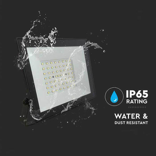 V-TAC Στεγανός Προβολέας LED 50W Ψυχρό Λευκό 6500K IP65