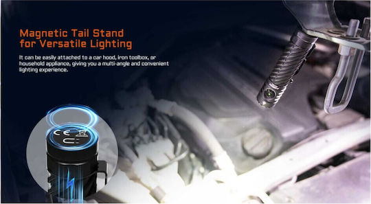 Acebeam Επαναφορτιζόμενος Φακός LED IP68 με Μέγιστη Φωτεινότητα 2800lm