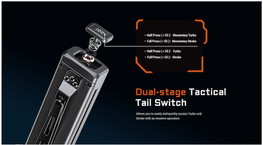 Acebeam Taschenlampe LED mit maximaler Helligkeit 1000lm