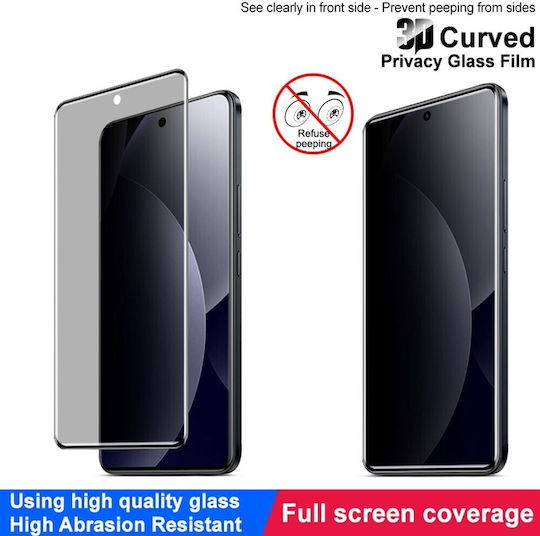 Imak Privacy Full Face Tempered Glass Black (Redmi Note 15 Pro 4G)