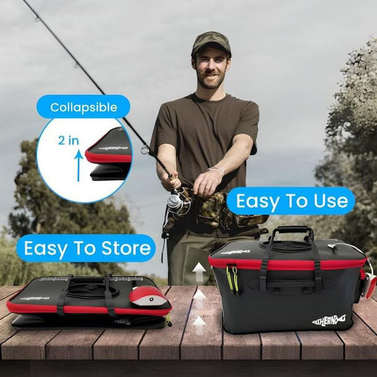 Foldable Fishing Basket 28 Liters 45 X 26.5 X 23.5 Cm