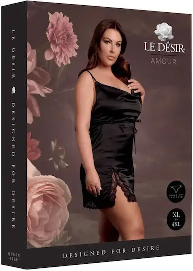 Spitzen-Mini-Kleid mit Kreuzträgern Rücken Xl-4xl
