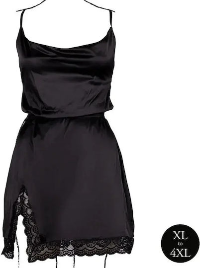 Spitzen-Mini-Kleid mit Kreuzträgern Rücken Xl-4xl