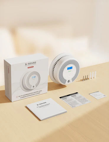 X-Sense Автономен Детектор за дим Wi-Fi 12 Зони