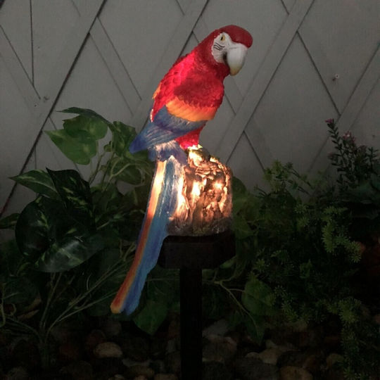 Spiked Solar Light Red with Photocell IP44