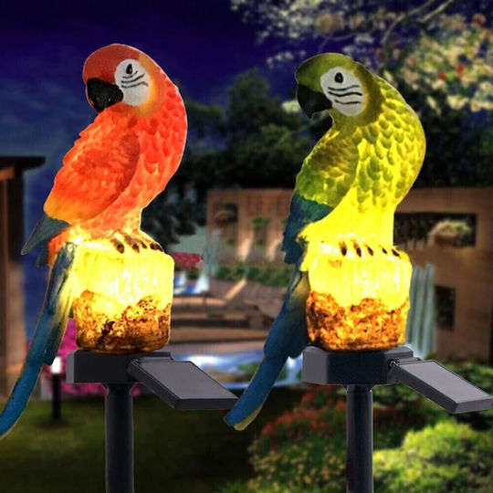 Spiked Solar Light Red with Photocell IP44