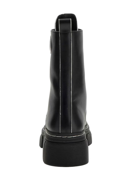 Annia Women's Ankle Boots Black/White