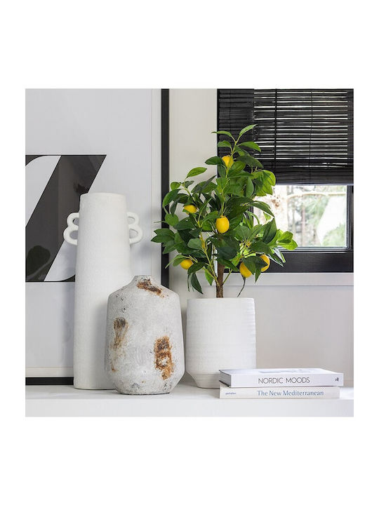Atmosphera Ghiveci Ceramică Alb Atmosphera Ghiveci Ceramică Alb