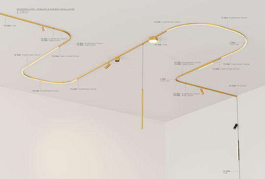 Συνδεσμος Ευθειας Μαγνητικη Ραγα Straight Connector 8x0.5x1cm Ν 25262
