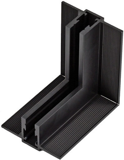 Magnetic Inner Corner Rail 90° Vertical 4.2x4.2cm